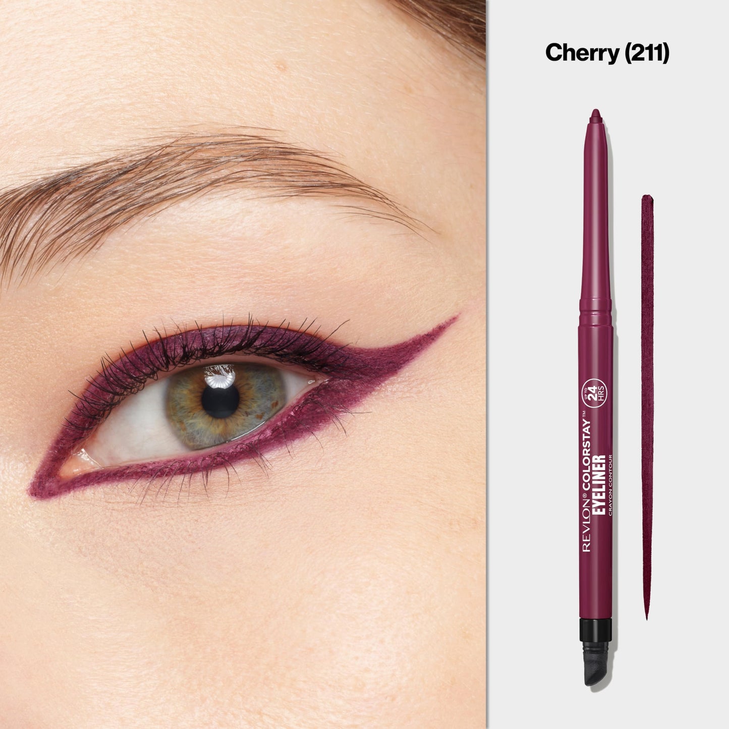 Revlon ColorStay Waterproof Eyeliner Pencil: 24HR Black Brown