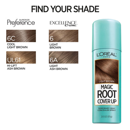 L'Oreal Magic Root Cover Up: Temporary Gray Concealer, Dark Brown