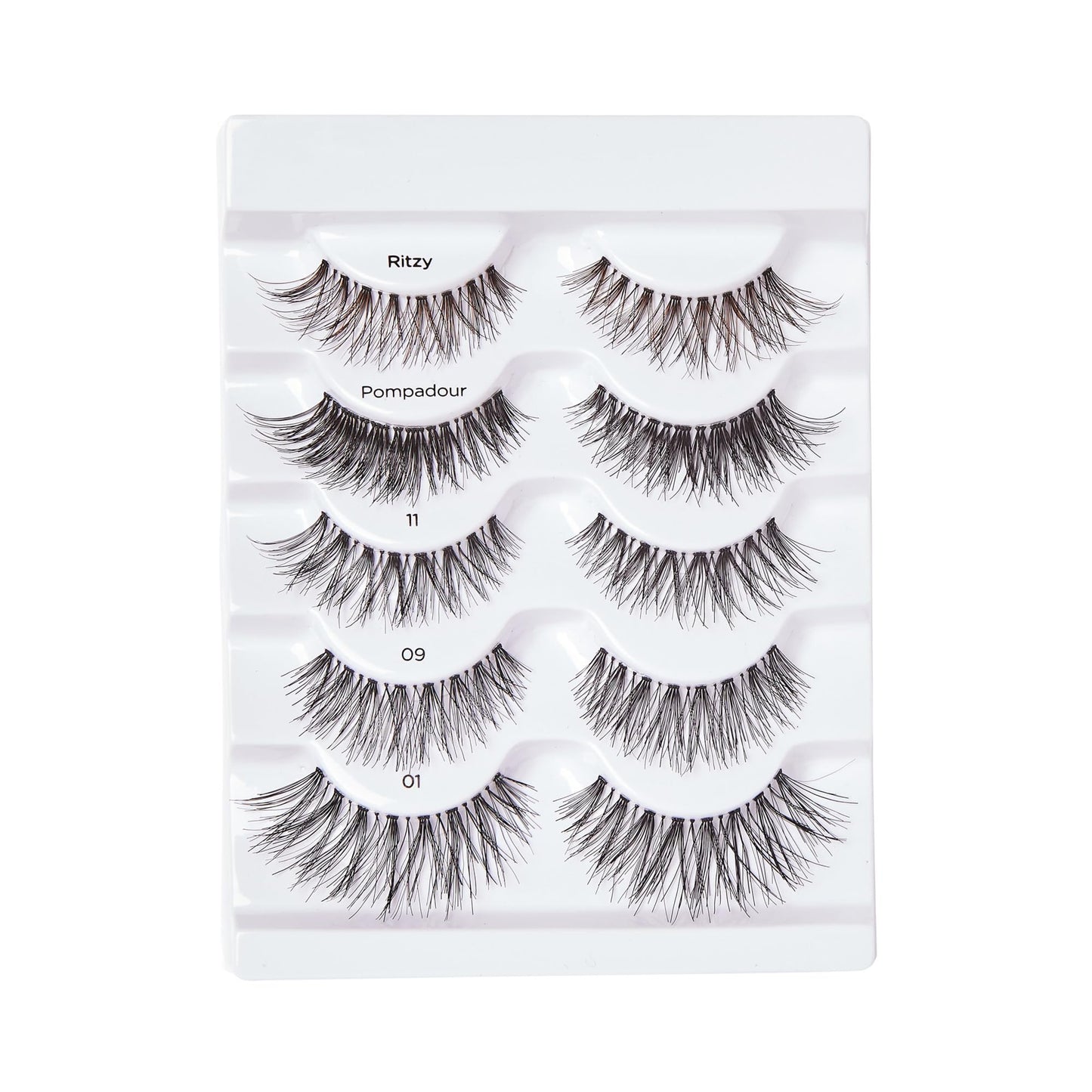 KISS So Wispy, False Eyelashes, 'Style #11', 12mm, Includes 5 Pairs Of Lashes, Easy to Apply, Reusable Lash Clusters