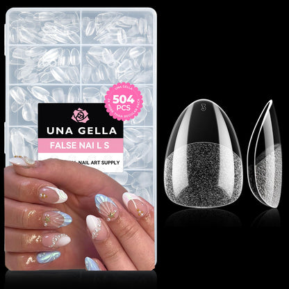 UNA GELLA Solid Gel Nail Glue (40ml) - Strong, Soak-Off Glue for Acrylic, Press-On & Gelly Tips - Lamp Curing Needed