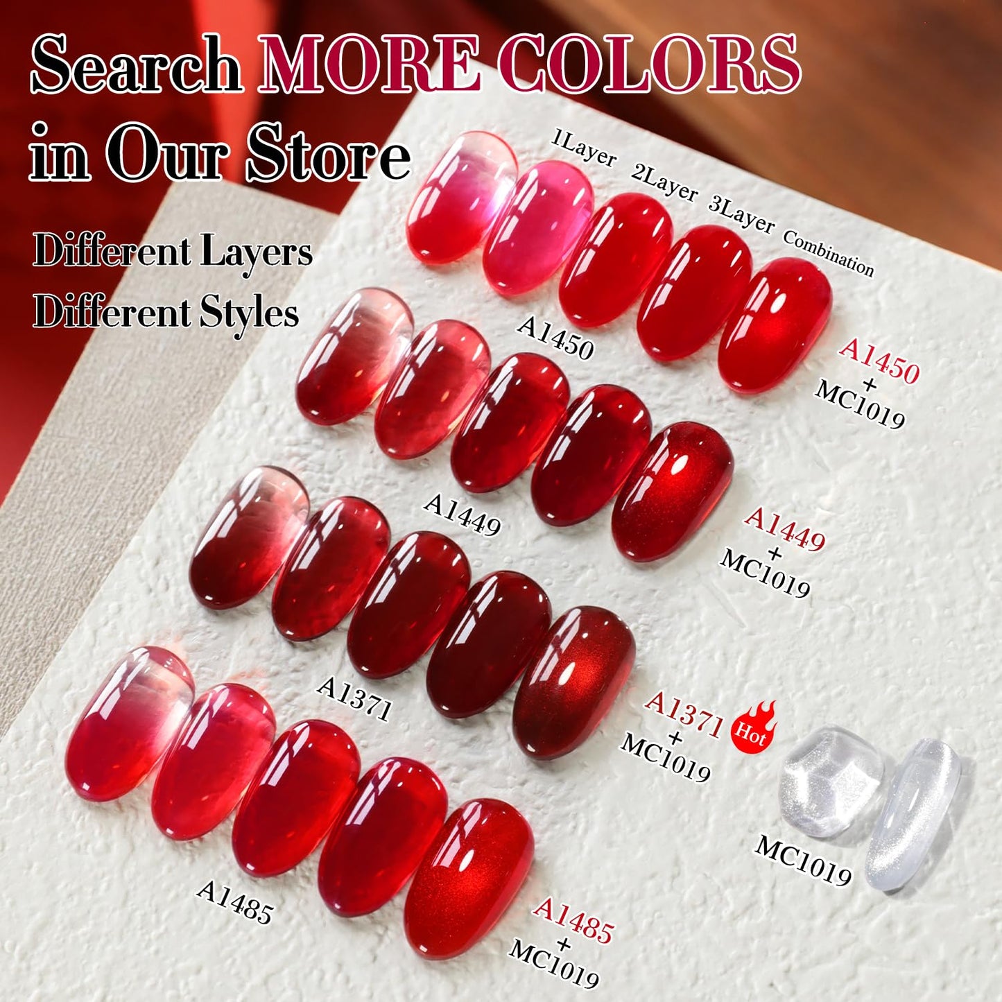 Burgundy 15ML Soak Off Gel Nail Polish - Sheer Finish, 28-Day Wear