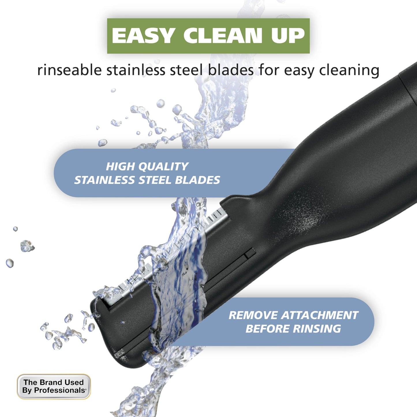 Wahl Micro Groomsman Personal Trimmer - Nose, Ear, Eyebrow & Facial Hair Detailer, Hygienic Heads