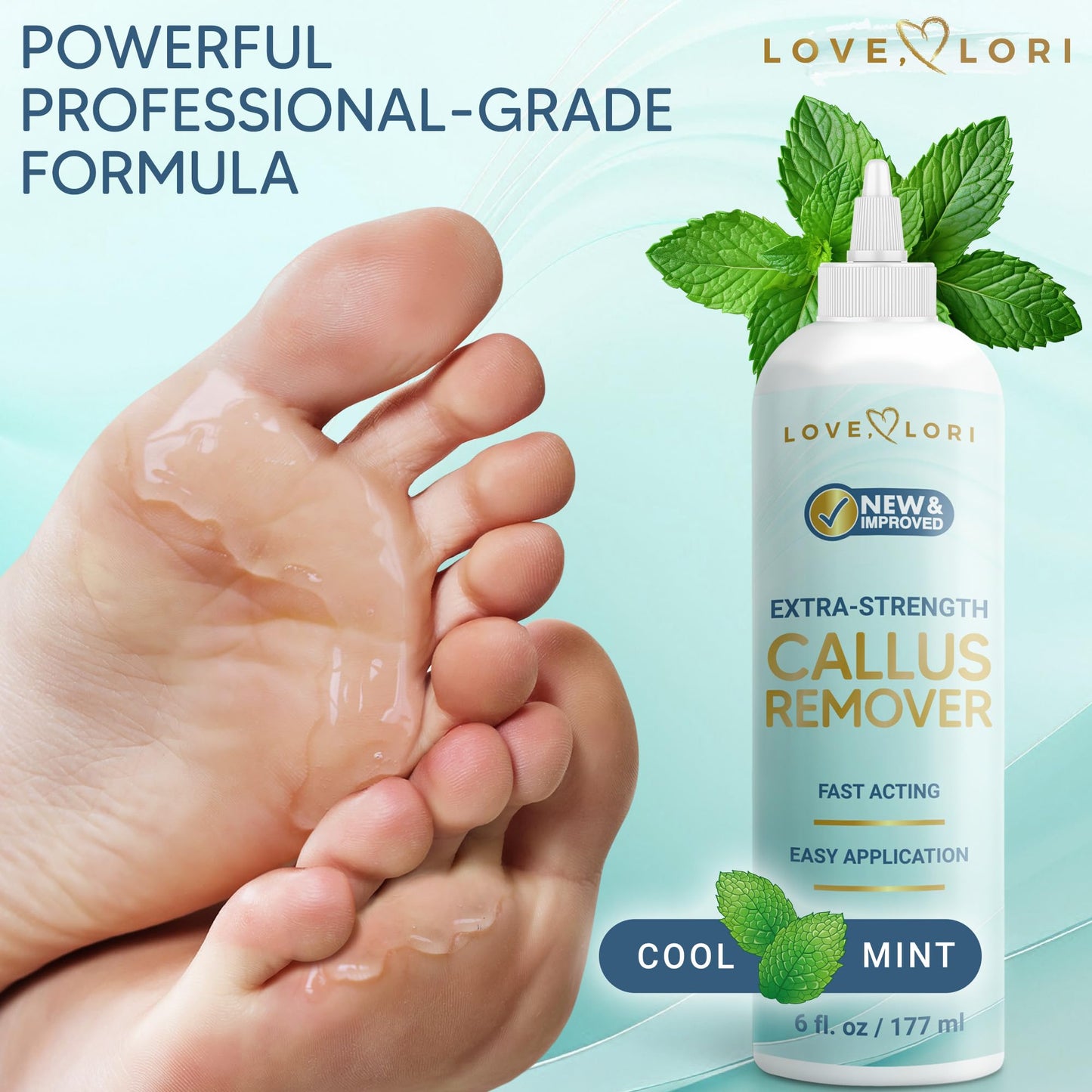 Extra Strength Foot Callus Remover Gel | Fast-Acting Pedicure Tool