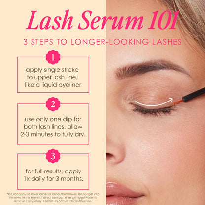 GrandeLASH-MD Lash Enhancing Serum (1mL, 6 Week Supply) - Longer, Thicker Lashes with Peptides & Vitamins
