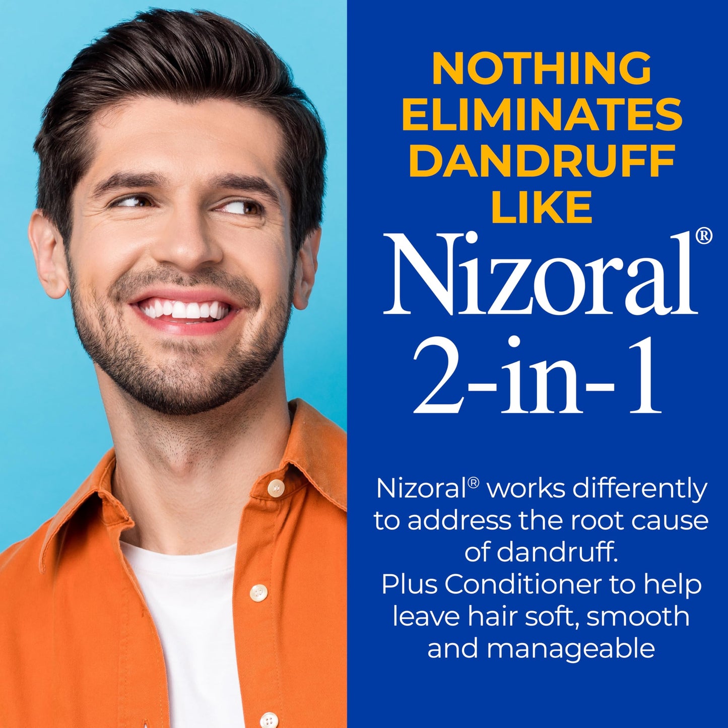 Nizoral Anti-Dandruff Shampoo - 1% Ketoconazole - Clinically Proven Relief for Flaking, Scaling & Itching (7 Fl Oz)