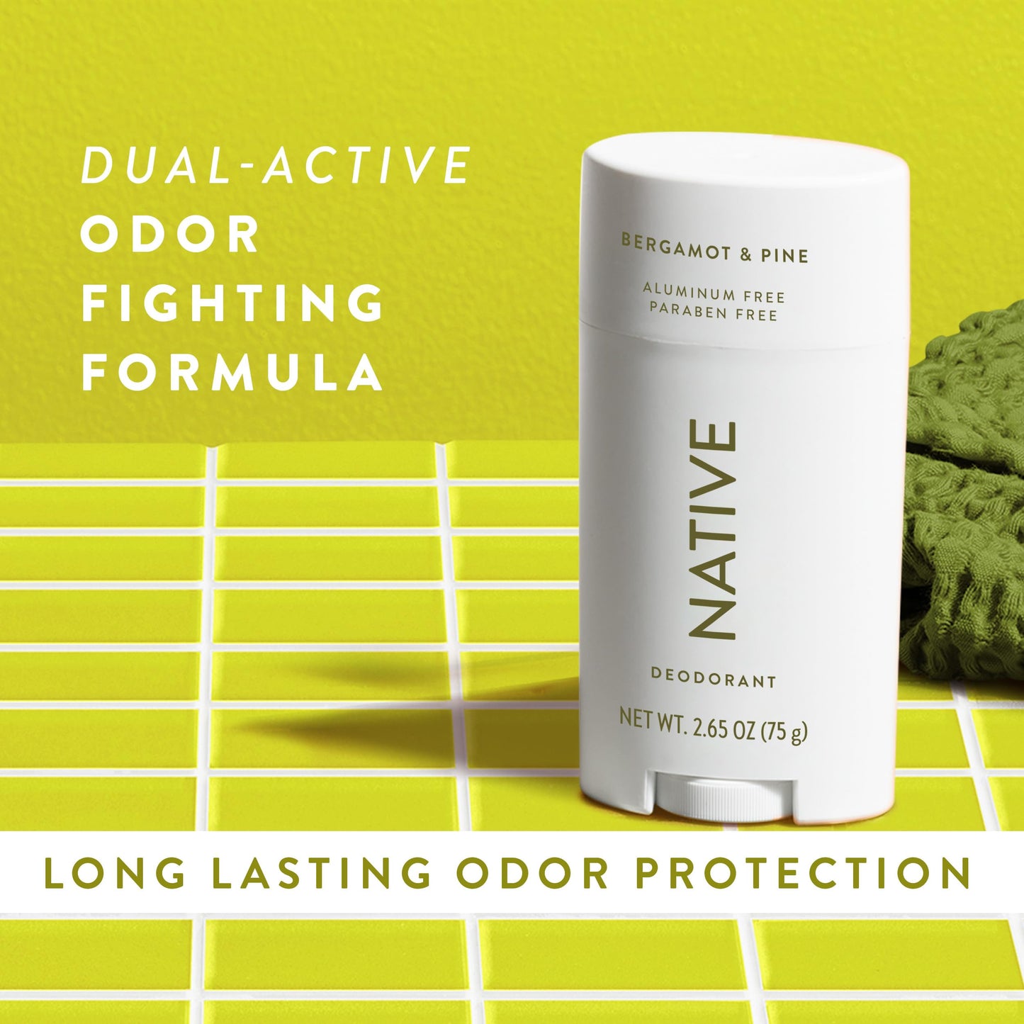 Native Aluminum-Free Deodorant - 72 Hour Odor Control with Shea Butter, Coconut & Vanilla