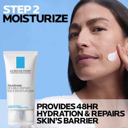 La Roche-Posay Toleriane Double Repair Moisturizer - Ceramide, Niacinamide, Oil-Free