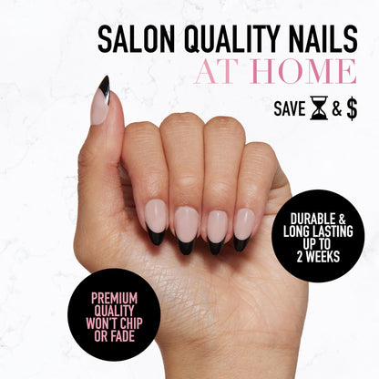 Glamnetic Fall Mauve Press On Nails | Short Oval Salon Quality