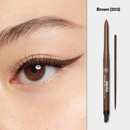 Revlon ColorStay Waterproof Eyeliner Pencil: 24HR Black Brown