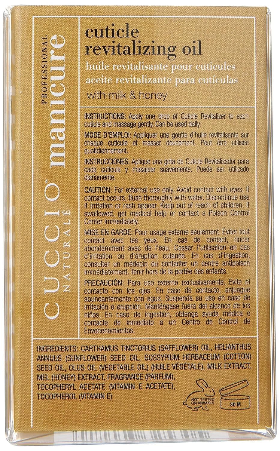 Cuccio Naturale Cuticle Oil | Milk & Honey Hydrating Nail Oil