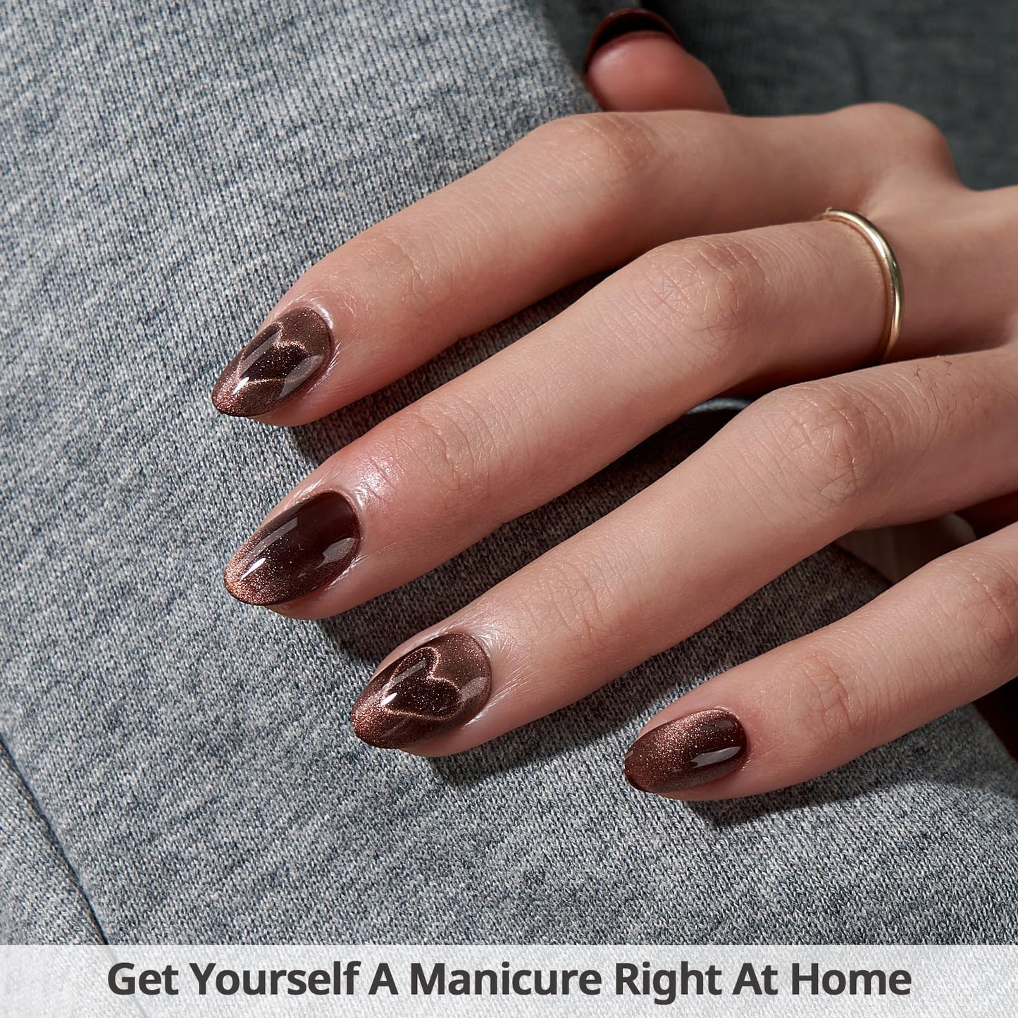 BTArtbox Soft Gel Press On Nails: Short Square Ombre | Vanilla Cream