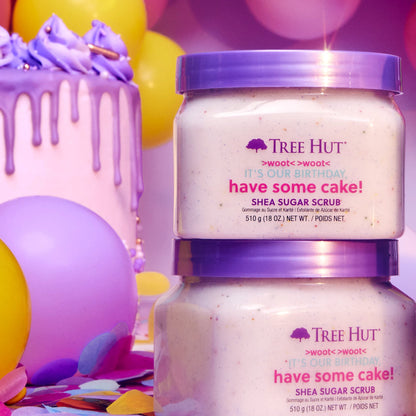 Tree Hut Birthday Cake Sugar Scrub | Exfoliating Shea Body Polish