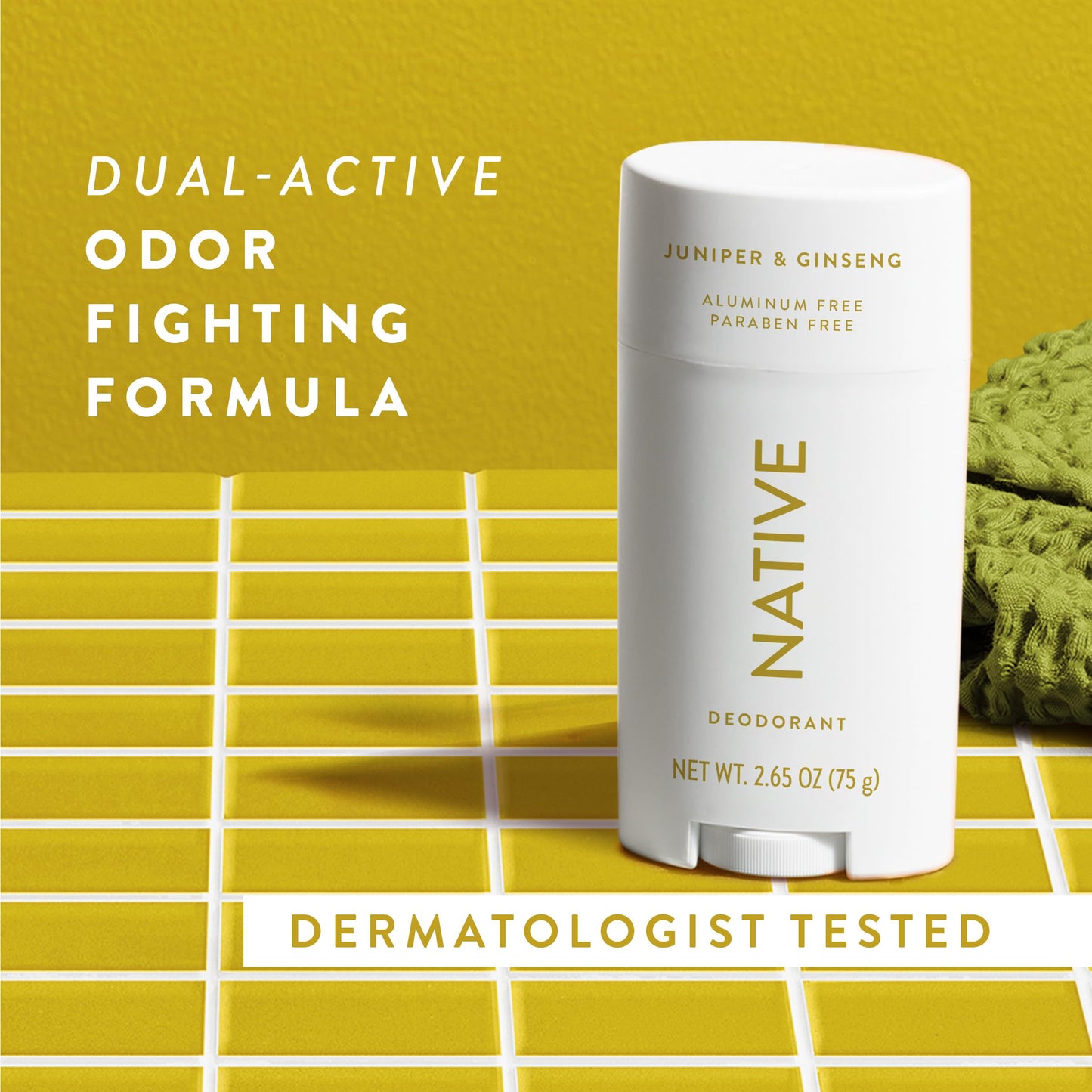 Native Aluminum-Free Deodorant - 72 Hour Odor Control with Shea Butter, Coconut & Vanilla