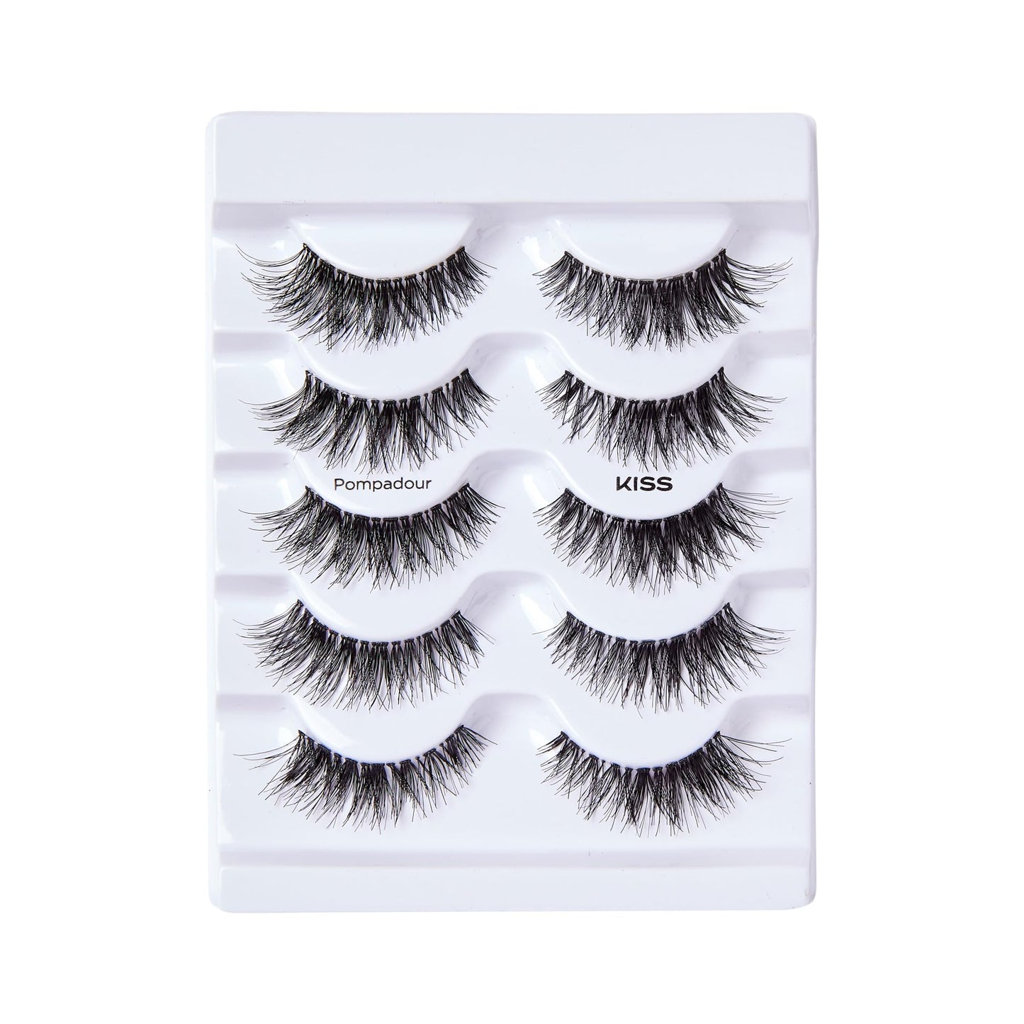 KISS So Wispy, False Eyelashes, 'Style #11', 12mm, Includes 5 Pairs Of Lashes, Easy to Apply, Reusable Lash Clusters