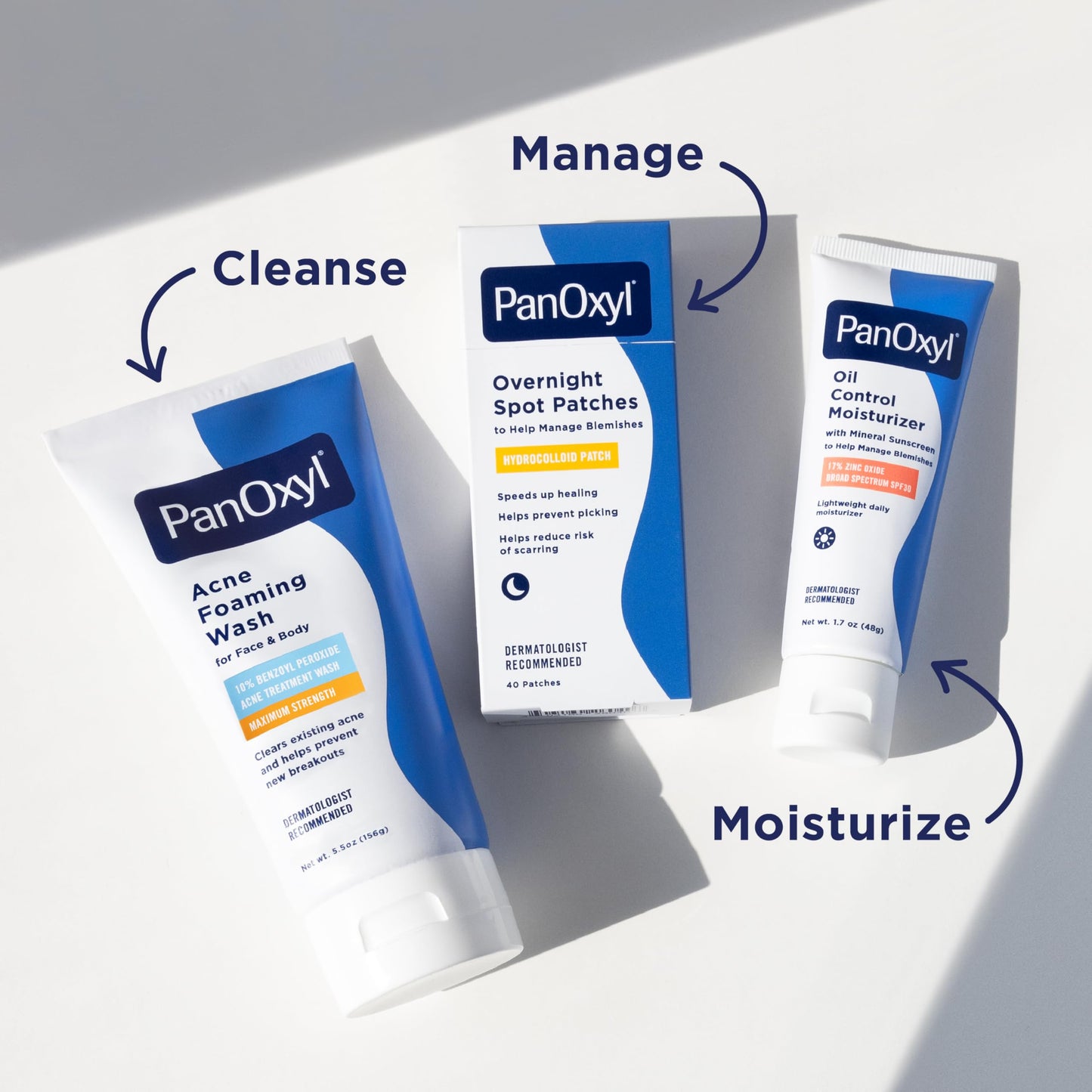 PanOxyl Maximum Strength Acne Foaming Wash - Benzoyl Peroxide 10% Antimicrobial, 5.5 Oz