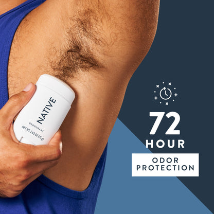 Native Aluminum-Free Deodorant - 72 Hour Odor Control with Shea Butter, Coconut & Vanilla