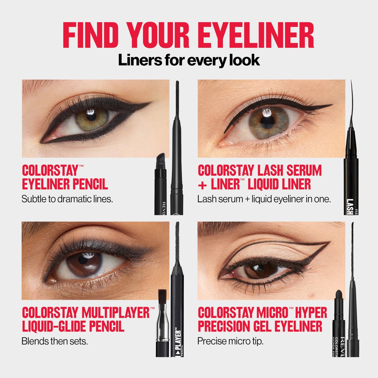 Revlon ColorStay Waterproof Eyeliner Pencil: 24HR Black Brown