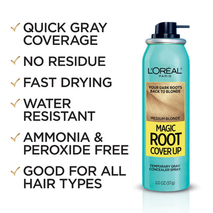 L'Oreal Magic Root Cover Up: Temporary Gray Concealer, Dark Brown