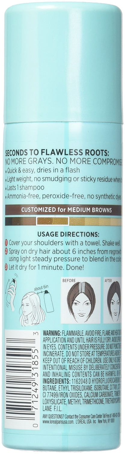 L'Oreal Magic Root Cover Up: Temporary Gray Concealer, Dark Brown