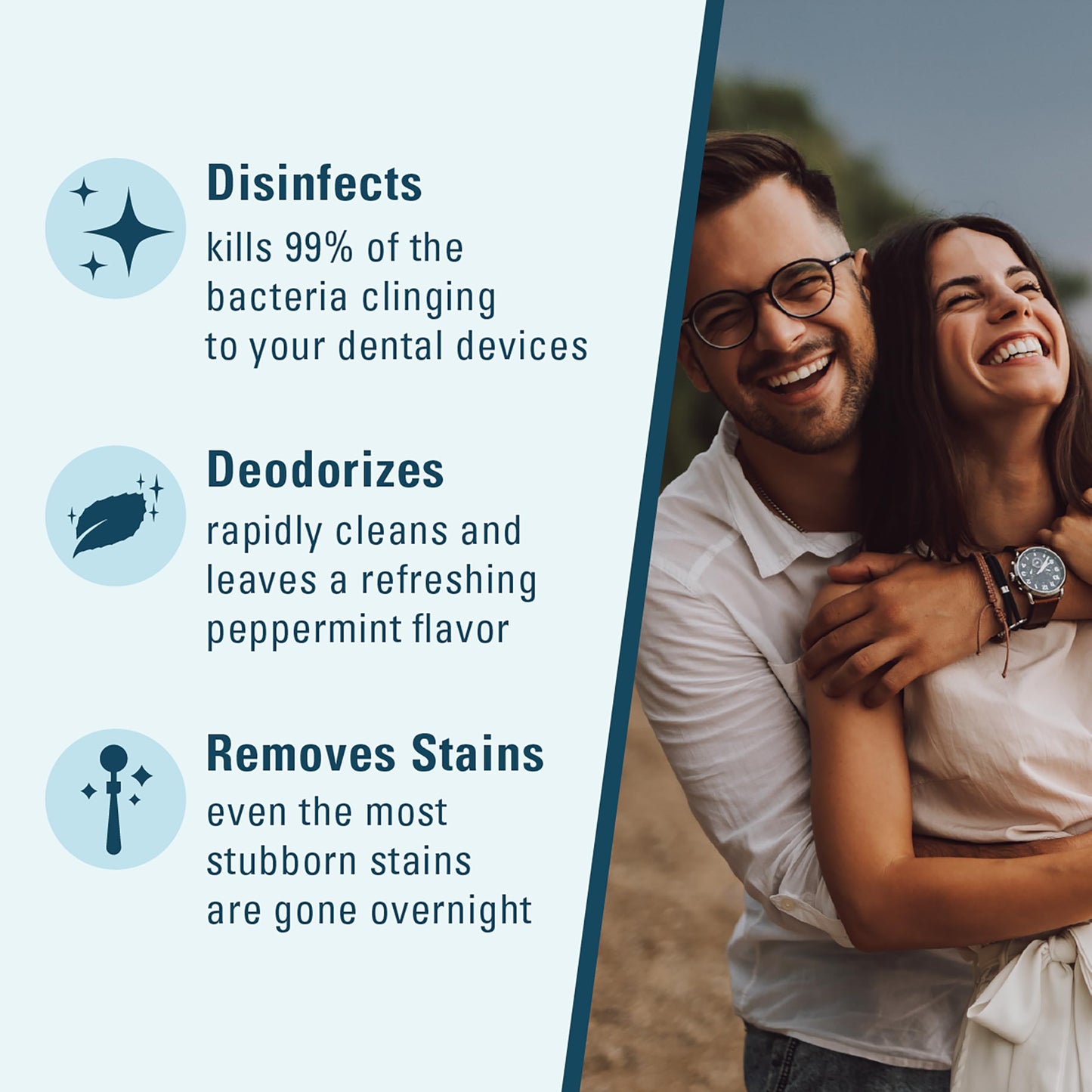 M3 Naturals Extra Strength Retainer & Invisalign Cleaner Tablets - Removes Odor, Stains, Plaque (120 Count)