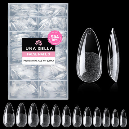 UNA GELLA Solid Gel Nail Glue (40ml) - Strong, Soak-Off Glue for Acrylic, Press-On & Gelly Tips - Lamp Curing Needed