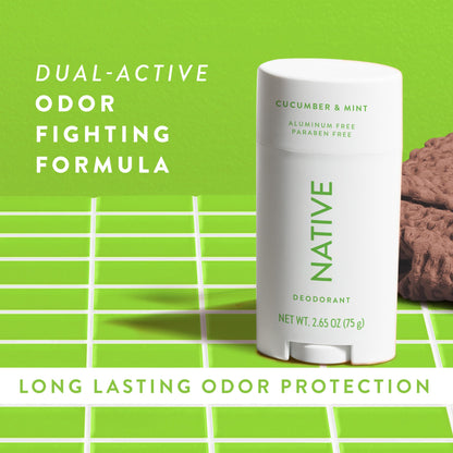 Native Aluminum-Free Deodorant - 72 Hour Odor Control with Shea Butter, Coconut & Vanilla