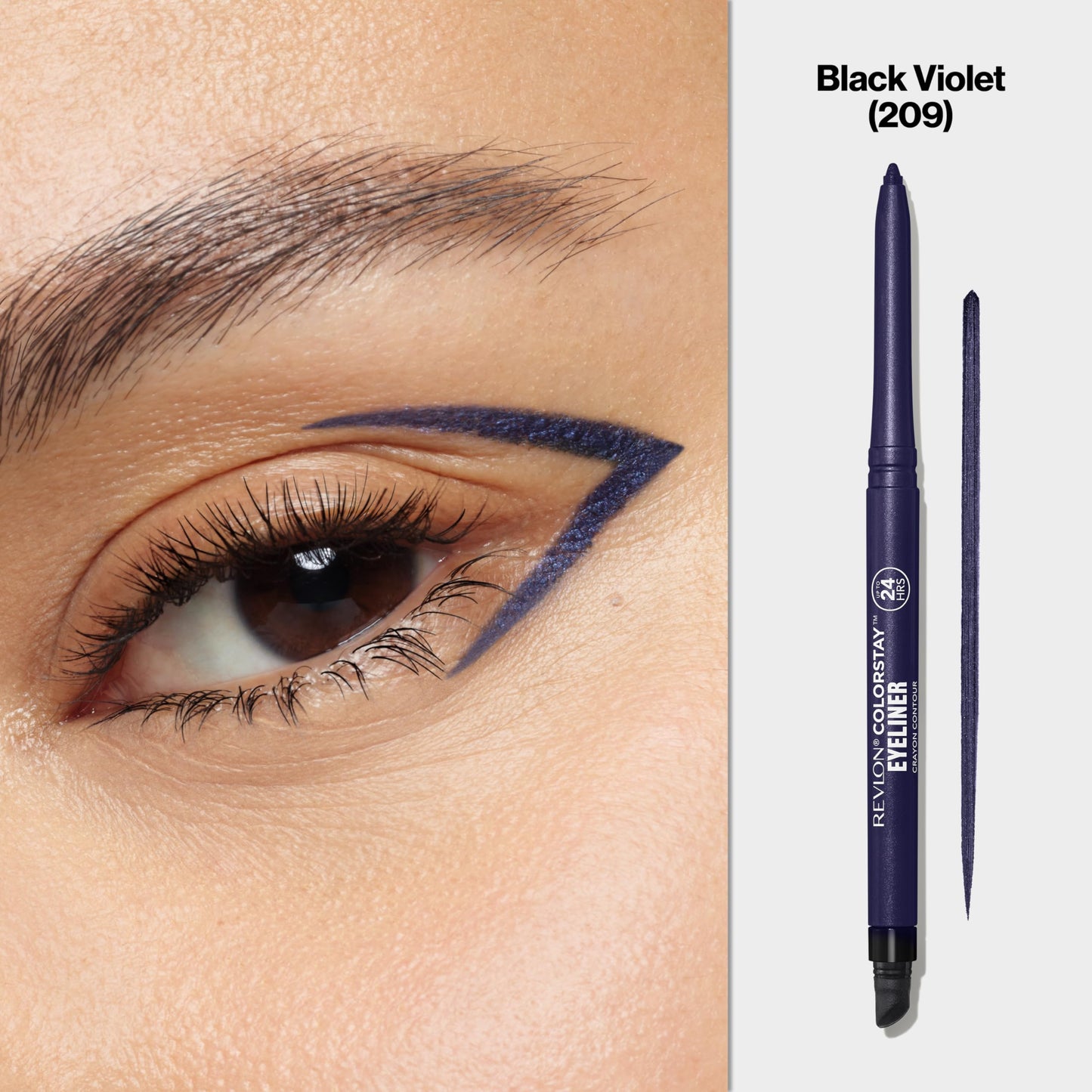 Revlon ColorStay Waterproof Eyeliner Pencil: 24HR Black Brown