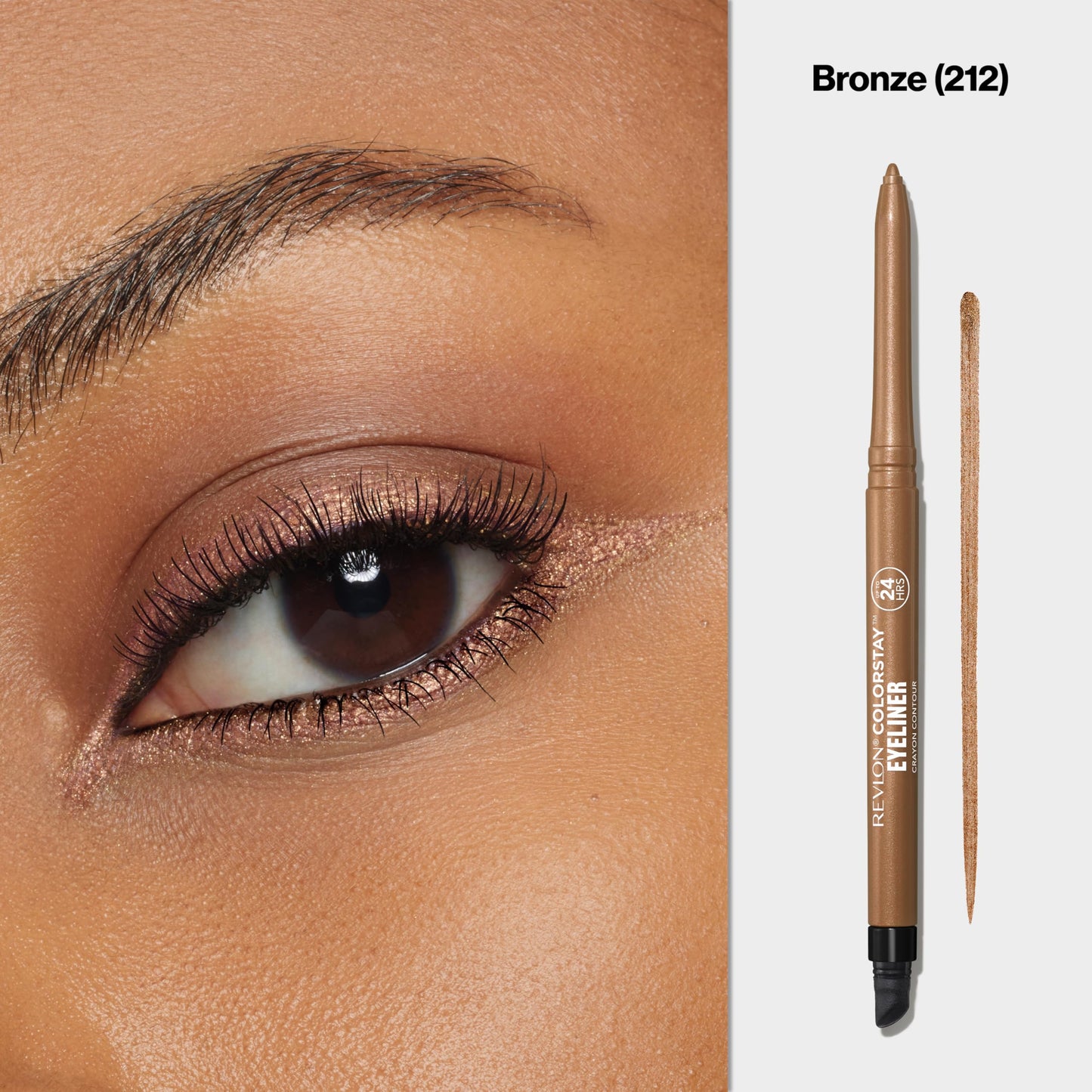 Revlon ColorStay Waterproof Eyeliner Pencil: 24HR Black Brown