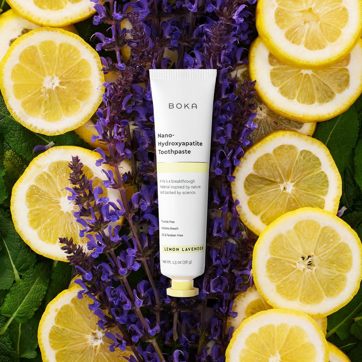 Boka Fluoride-Free Toothpaste with Nano Hydroxyapatite (n-Ha) - Sensitive Teeth, Ela Mint