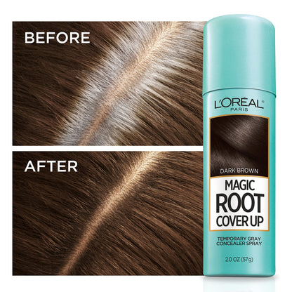 L'Oreal Magic Root Cover Up: Temporary Gray Concealer, Dark Brown